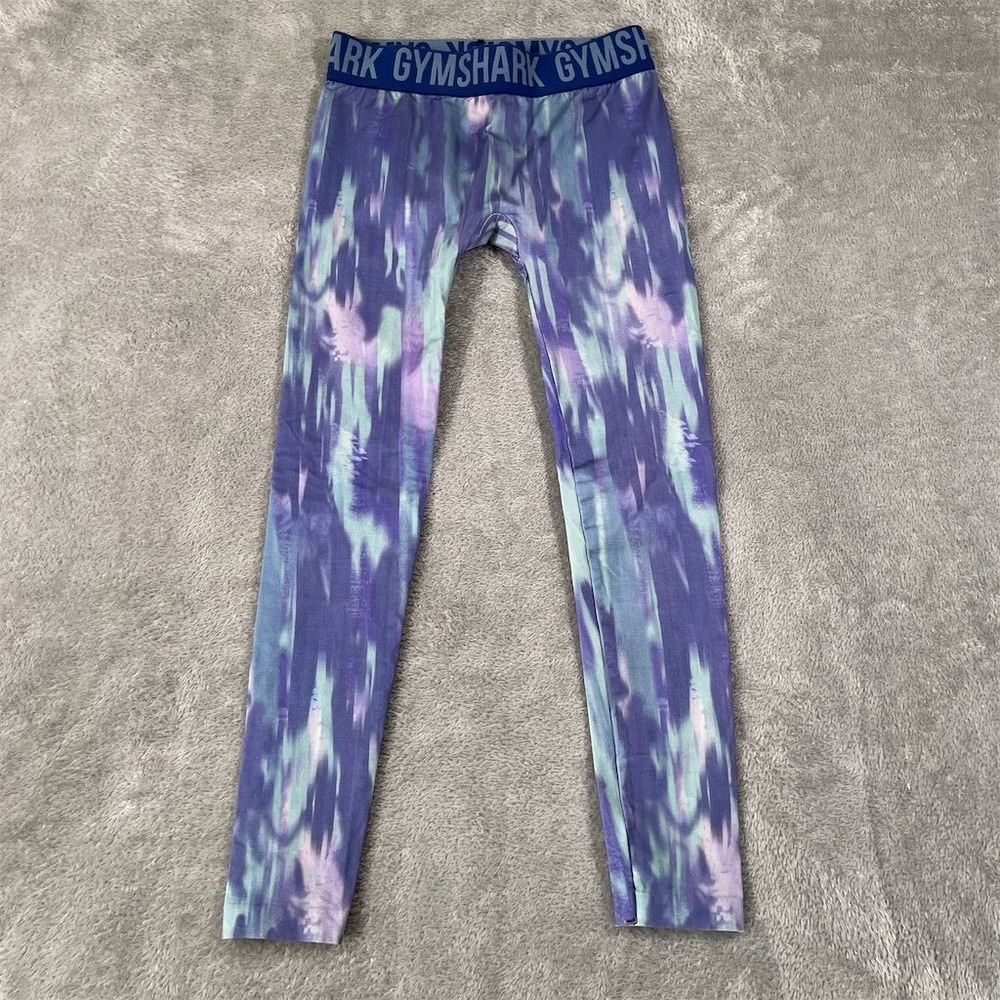 Gymshark Women's XS Tie-Dye Leggings‎ Multicolor Yoga Running Activewear